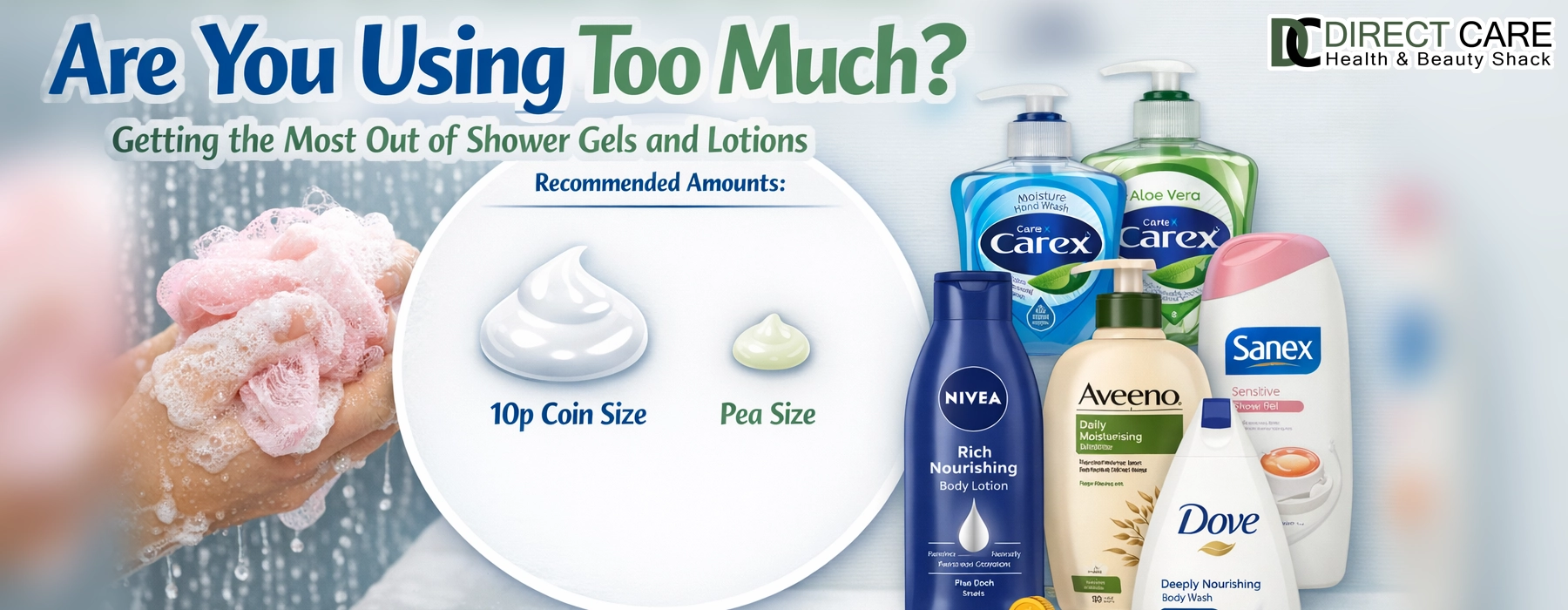 Are You Using Too Much? Getting the Most Out of Shower Gels and Lotions